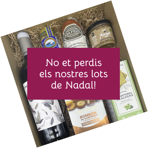 Foto d'un dels lots de Nadal de La Calaixera